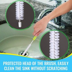 Bottle Cleaning Brush Set – Long Handle Cleaner for 5 Piece Set, Green