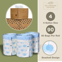 The Gardener’S Daughter The Gardeners Daughter Compostable 4 Gallon Trash Bags