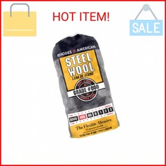 Homax – 33873210009 Steel Wool, Extra Fine Grade #000, 12 Pads
