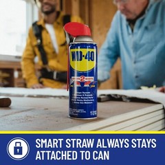 Original WD-40 Formula, Multi-Use Product With Smart Straw Sprays 2 Ways, 12 oz
