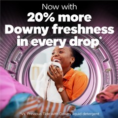 Tide Plus Boost of Ultra Downy Liquid Laundry 148 Fl Oz (Pack 1)