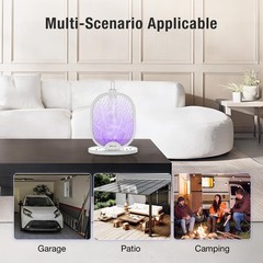 Baldrzap Electric Fly Swatter 3000V Rechargeable Bug Zapper Racket Dual Modes