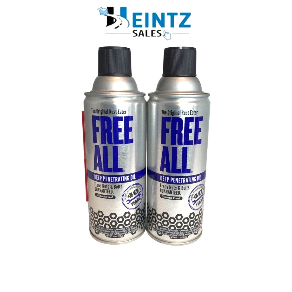 Gasoila Free All Rust Eater Deep Penetrating Oil 11 Oz Aerosol 2 Pack