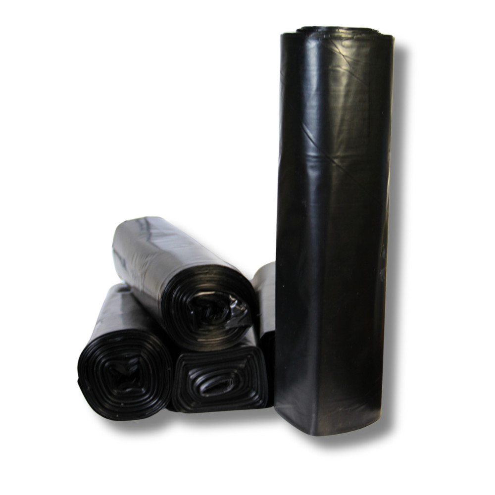 Trash Bag – Black, 55 Gallon, 36 x 58, No Handle/Ties (20 Count)