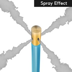 Aerosol Can Extension Side Spray Nozzle Set, 23In Hose, Adapter, Work with Ma…