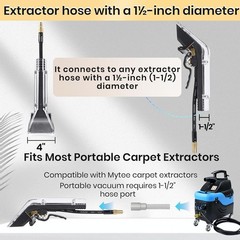 Upholstery Tool Carpet Car Mattress Cleaner for Extractor 1 1 2 Inches