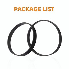 2 Pcs Vacuum Belt 3100625EX637 Replacement for Bissell ProHeat 8852T, 9585
