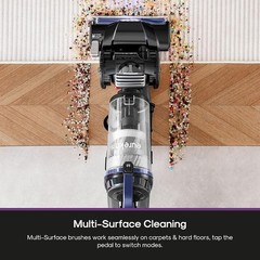 Anti-Tangle Brush Vacuum W/ Dual Motor Suction & Swivel Steering Accessories New