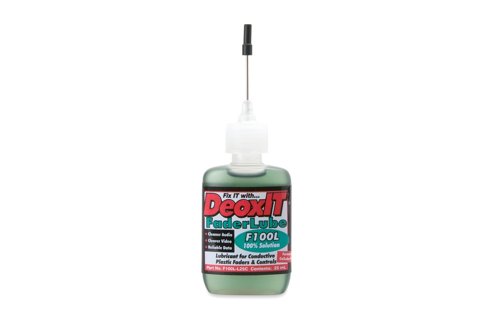 Hosa F100L-L25C CAIG DeoxIT FaderLube, 100% Dropper, 25 mL