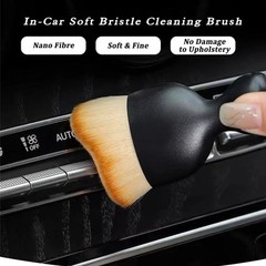 2-Piece Car Detailing Brush Set for Interior & Exterior Cleaning – Soft Bristles