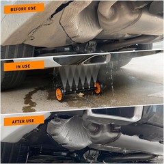 Undercarriage Pressure Washer Attachment, Siebwin 16″ 16 Inch, Orange