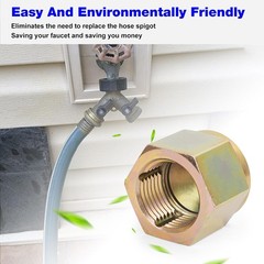 05265 Faucet Thread Cleaner Tool for Household Outdoor 3/8 Inch Alloy