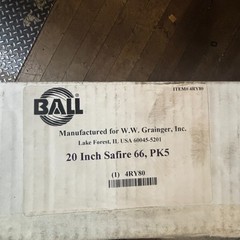 PACK OF 5 GRAINGER 4RY80 PADS, 20 INCH SAFIRE 66, BALL 4RY80 PADS, 20″ 🎯