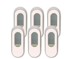 6 Dial® Professional Versa Dispensers for 15 oz. Pouch Refills Light Gray/White