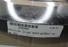 PEARL ABBRASIVE 879740/ HEX21LBS HORSESHOE BUFFER WEIGHT FOR 17″ HEX1BFRHD/ HDI