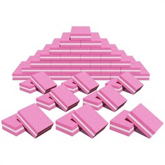 100 Pcs Nail Buffer for Natural Nails – Professional 100 Pcs, Pink