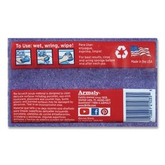 Brillo 21035 Estracell 4.5″ x 2.75″ Scrub Sponge – Blue/Purple/White (8/CT) New