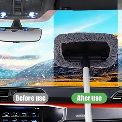 Car Windshield Cleaning Tool, Vehicle Window Cleaner with 3 Size: Rectangular
