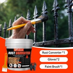 2in1 Rust Converter & Metal Primer, 35 Floz Automotive Rust Remover Paint for…