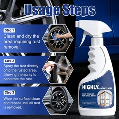 2PCS Rust Remover Spray for Metal Tools Stainless Steel Automotive Parts