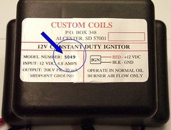 Beckett Burner Igniter 12V DC Model 5049 Igniter 7435