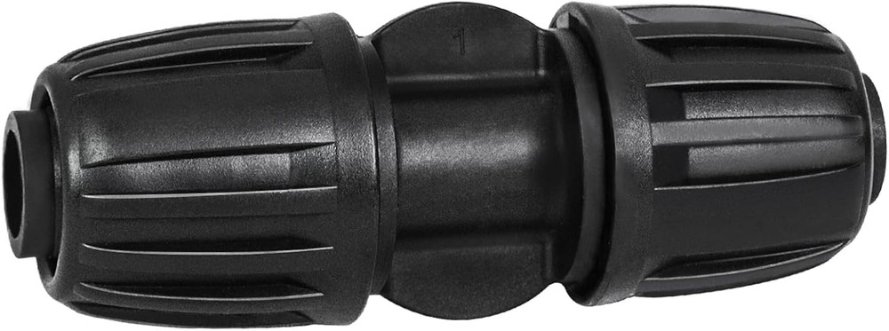 FoxRose 12 Pack 1/2 Inch Drip Irrigation 1/2″ Nut Coupling-12P, Black
