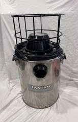 Rare vintage FANTOM Wet / Dry Stainless Steel Commercial Vacuum new open box.