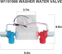 Upgrade W11101906 W11210463 Washer Water Inlet Valve Compatible with…