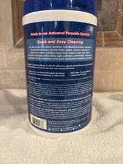 SaniDate Sanitizing Wipes, disinfectant bleach free wipes 125 wipes 18cm x 20cm