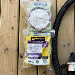 ProTeam Super QuarterVac Commercial Backpack Canister Vacuum SQV-100 Working