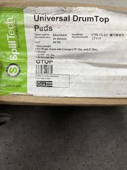 Spill Tech Absorbent Universal 55 Gallon Drum Top Pads 22″ Case of 25 GTOP