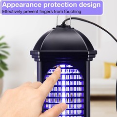 Qualirey 3 Pieces Electric Mosquito Zappers Bug Zapper Light 11 W Plug In