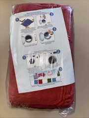 Red Shop Towels Cleaning Wiping Cotton Rags Sealed50ea SameDayHandling &FastUSPS