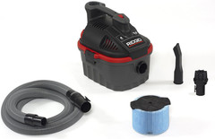 RIDGID 4000RV Portable Wet Dry Vacuum, 4-Gallon Small Wet Dry Vac with 5.0 Peak