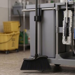 Restaurantware Rw Clean 12 X 2 X 39 Inch Angle Broom 1 Clip Back Sweeping Broom