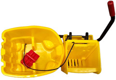 Rubbermaid Commercial WaveBrake 35 Qt Side Press Mop Bucket Wringer Yellow NEW
