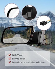 Left Pwr Mirror Manual Fold for 92-94 Blazer 88-98 Jimmy 95-98 Tahoe Yukon Truck