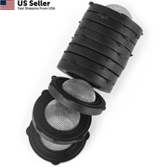 20 Pcs Hose Filter Washers, Garden Gasket 0.75 inches, Black