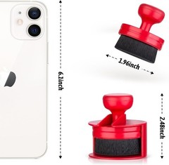 Car Tire Shine Applicator, Vegan Tire Shine Brush with Stand Size: 1Color: Red