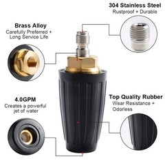 AURORA CAR Pressure Washer Tips Turbo Nozzle 4000 1/4 inch