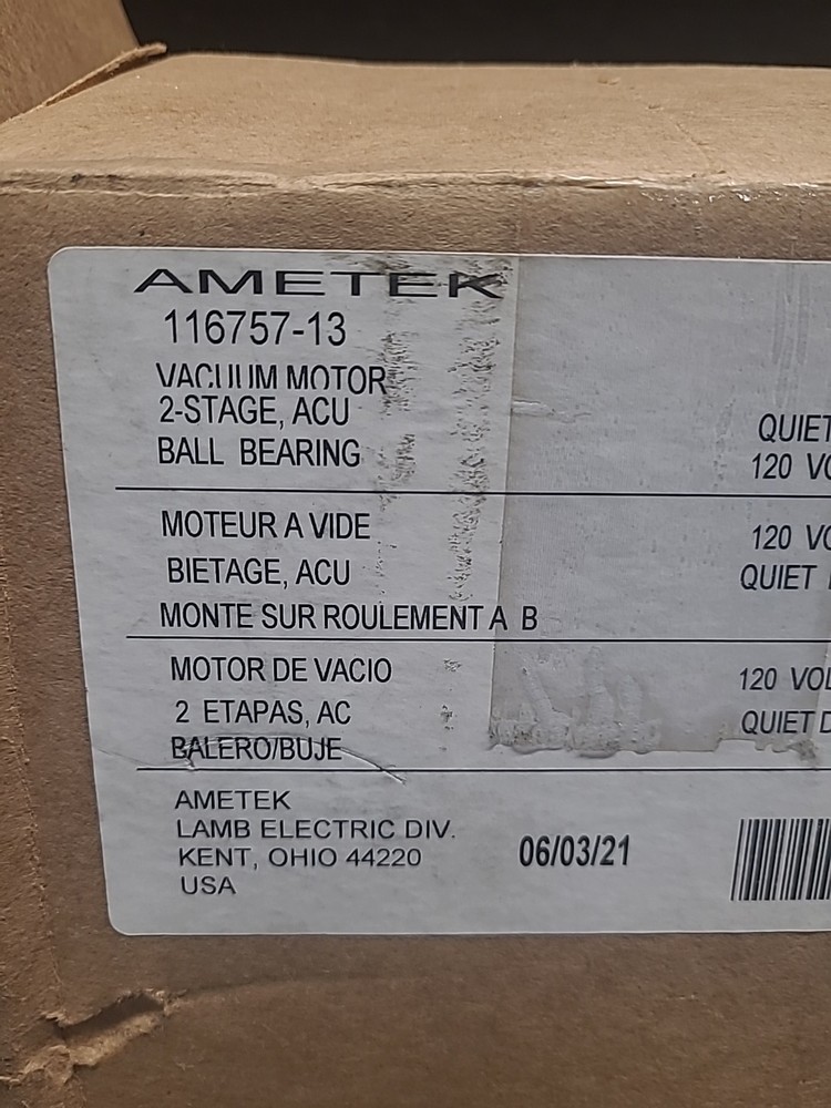 Ametek 11675713 – Vacuum Motor 2-Stage, 5.7 Inch, 110-120V