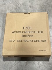 HEPA 500 Air Scrubber Replacement Active Carbon Filters Set ( 4-pack) New