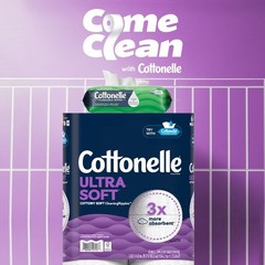 Cottonelle Gentle Plus Flushable Wet Wipes, 8 Flip-Top Packs