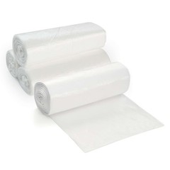 ProCure 7-10 Gallon Clear Garbage Can Liners, 100 Count – Small – Medium Tras…