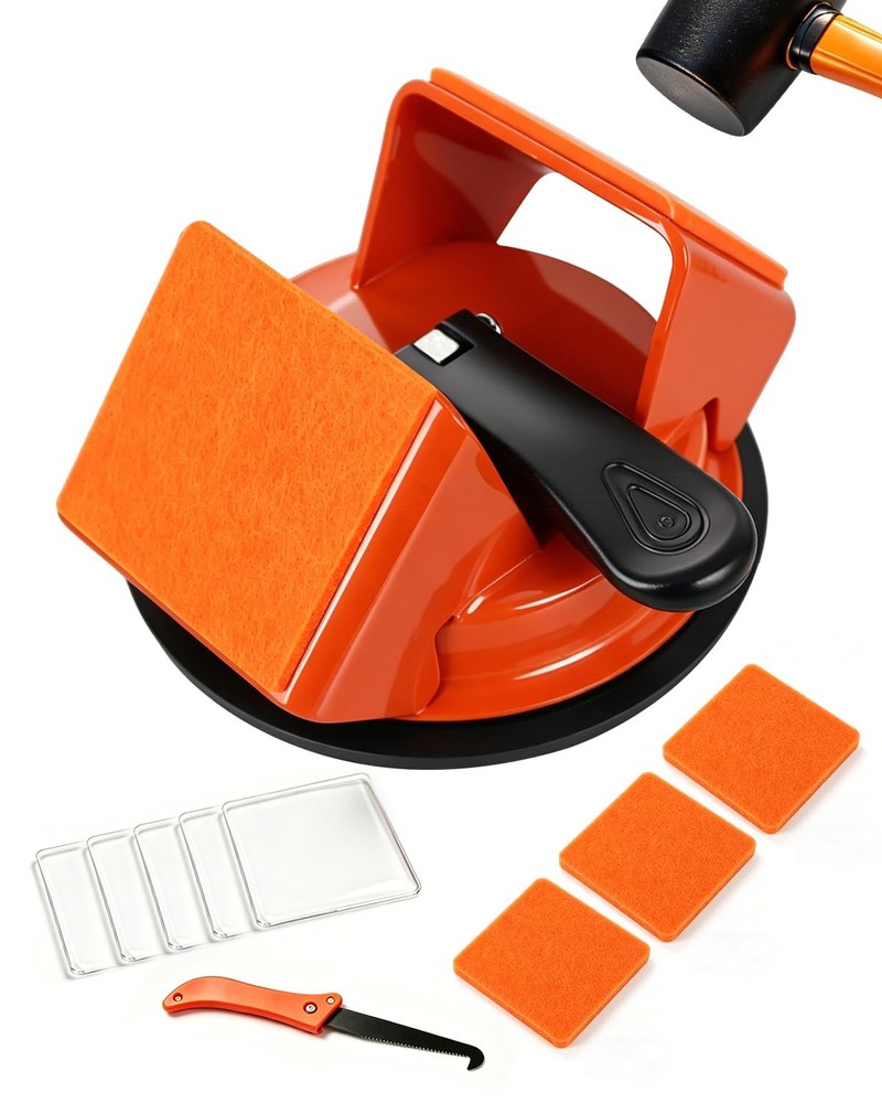 Floor Gap Fixer Tool for Laminate & Vinyl Flooring, 120 mm Orange