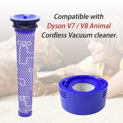 ilovelife Filter Replacement & Motor Cover Filters & Cover, V7 V8