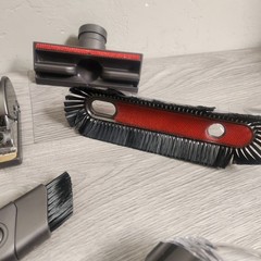 Dyson Grey Vacuum Attachment Set Multi-Piece Tangle-Free Turbine Cleaning Tools