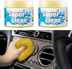Cleaning Gel, Cleaning Supplies, Cleaning Putty, Unive Size: 2pcsColor: Yellow