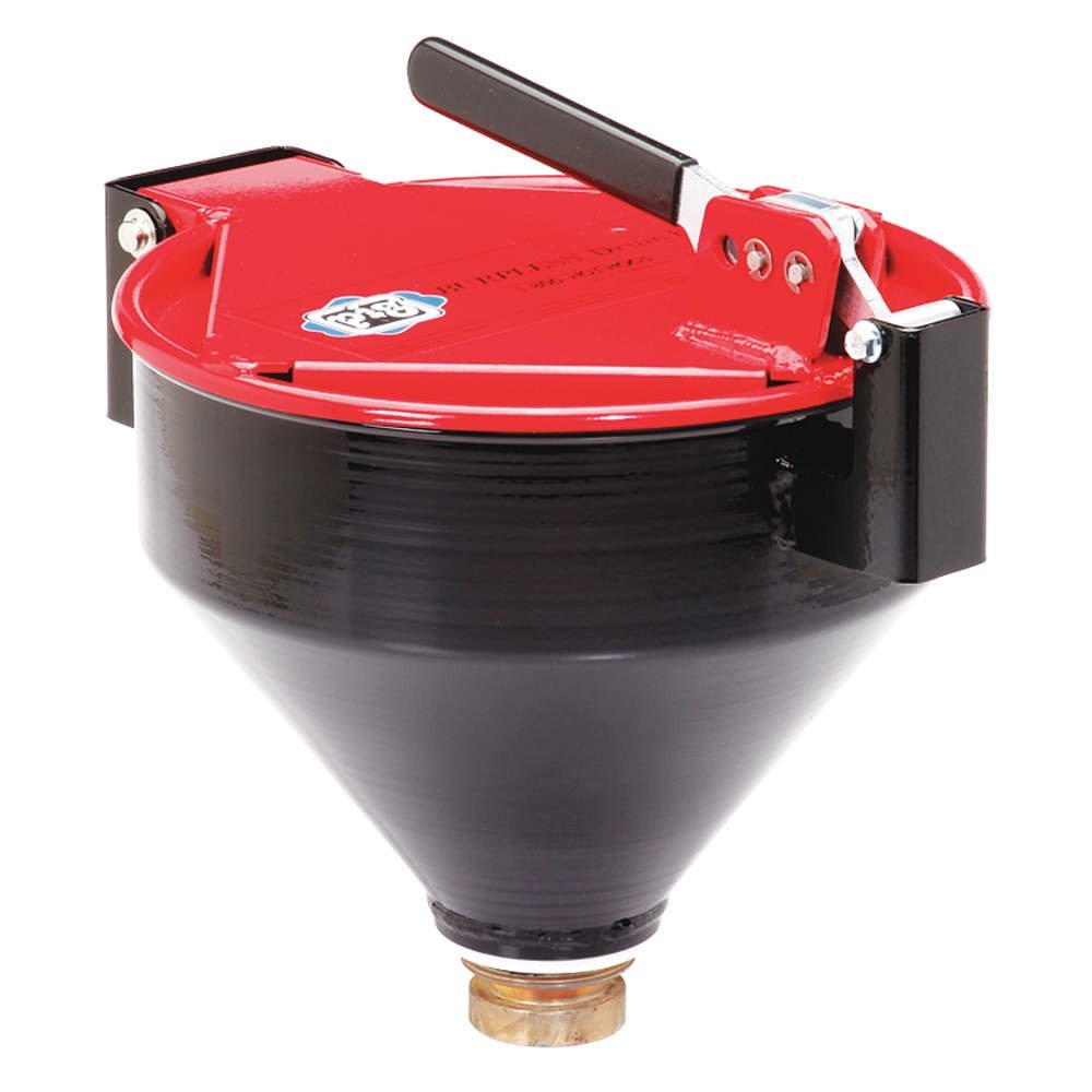 PIG Drum Funnel | Burpless Steel Drum Funnel | for 20 to 55 gal. Plastic or S…