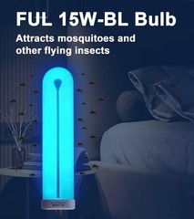 Bug Zapper Replacement Light Bulb 15 Watt, U 7.7×1.6×0.95 inches, White